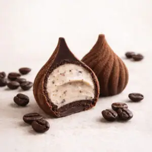 coffee cream cheese bonbon