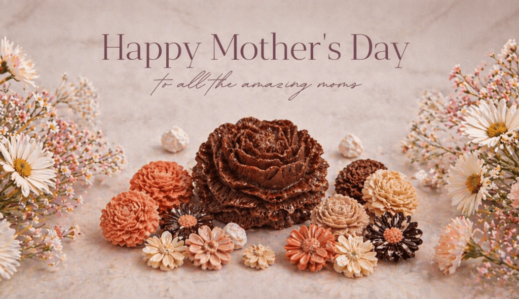 mothers day chocolate flowers box